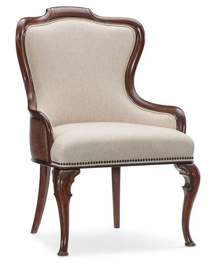 Charleston - Upholstered Arm Chair (Set of 2) - Dark Brown