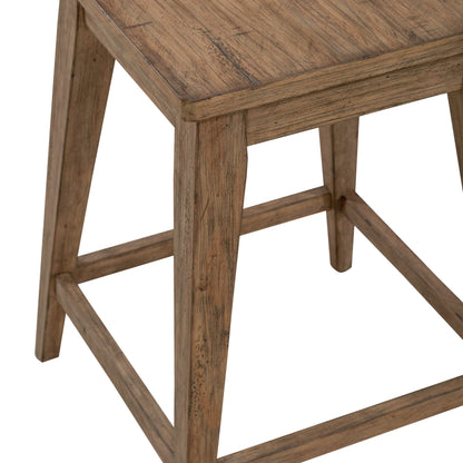 Pinebrook Ridge - Console Stool - Weathered Toffee