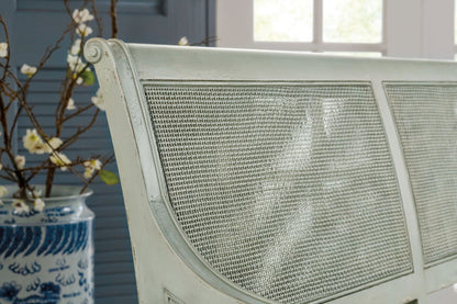 Charleston - Bench - Light Blue / Beige