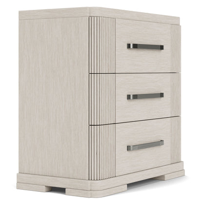 Alexis - 3-Drawer Nightstand - Latte Essence
