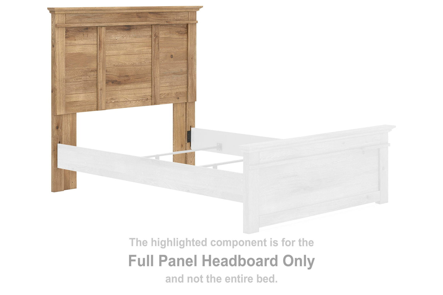 Makidern - Full Panel Headboard - Tan