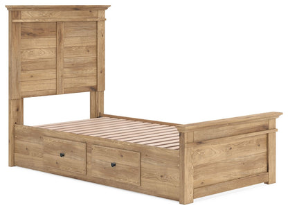 Makidern - Panel Storage Bed