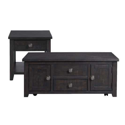 Kendyl - 2 Piece Occasional Table Set Coffee Table & End Table - Espresso