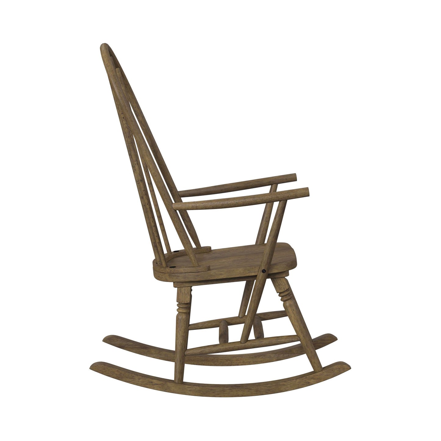 Heritage & Home - Rocking Chair - Oak Brown