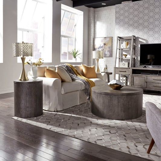 Modern Farmhouse - 3 Piece Table Set - Charcoal