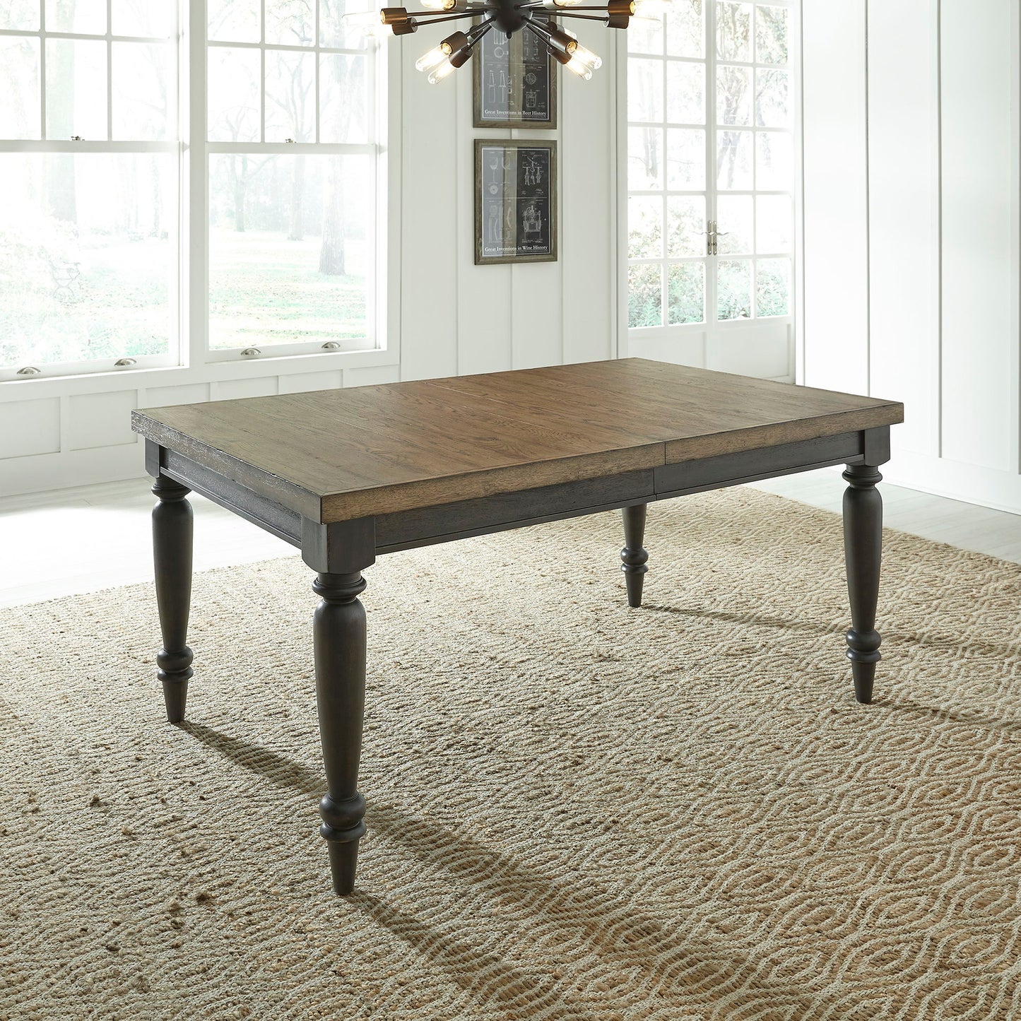 Harvest Home - Rectangular Leg Table - Chalkboard