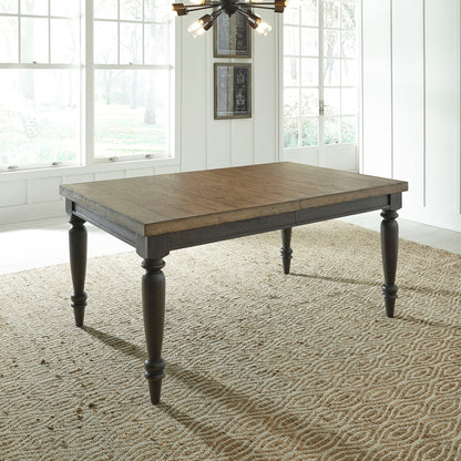 Harvest Home - Rectangular Leg Table - Chalkboard