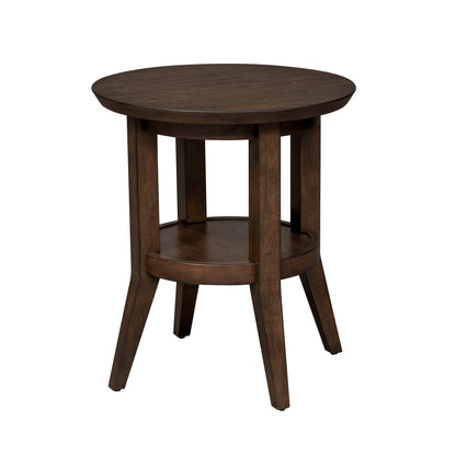 Ventura Blvd - Round End Table - Bronze Spice