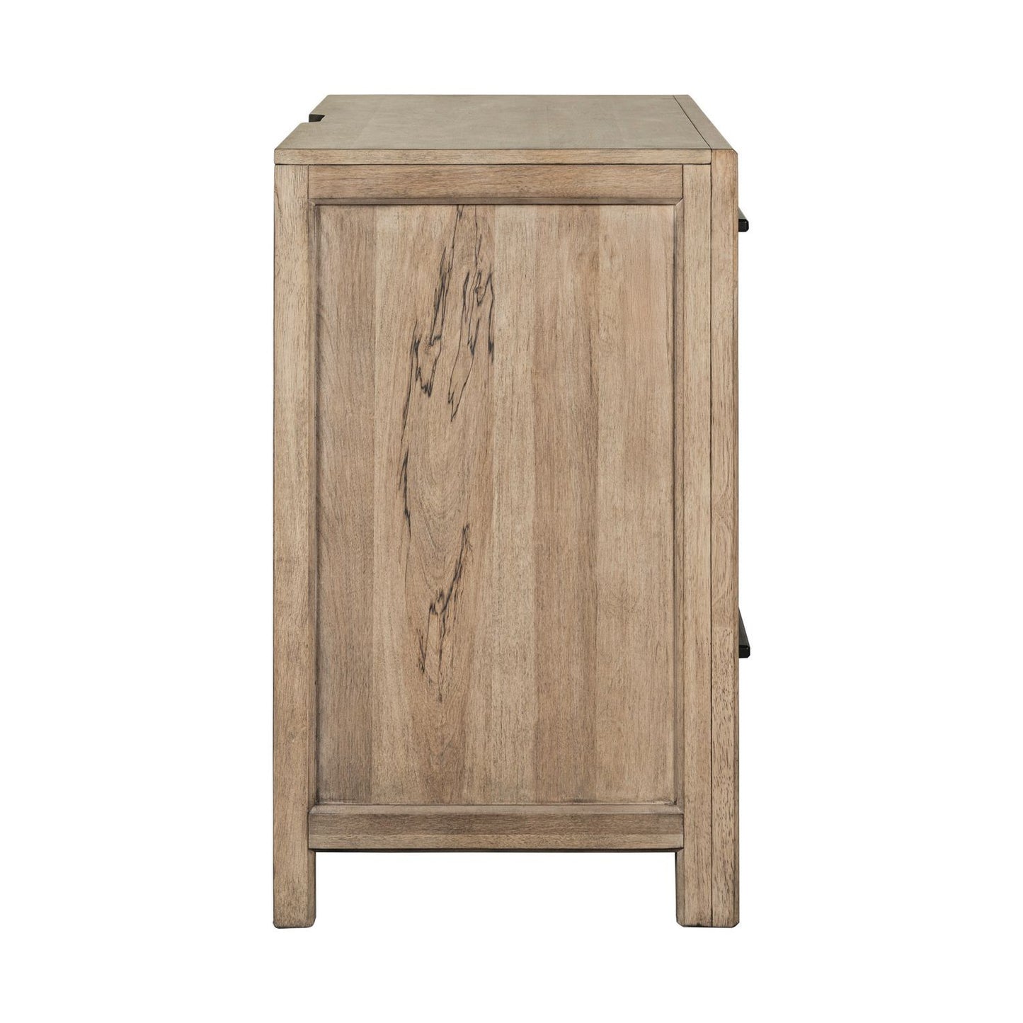 Proximity Place - Bedside Chest With Charging Station - Barley Buff