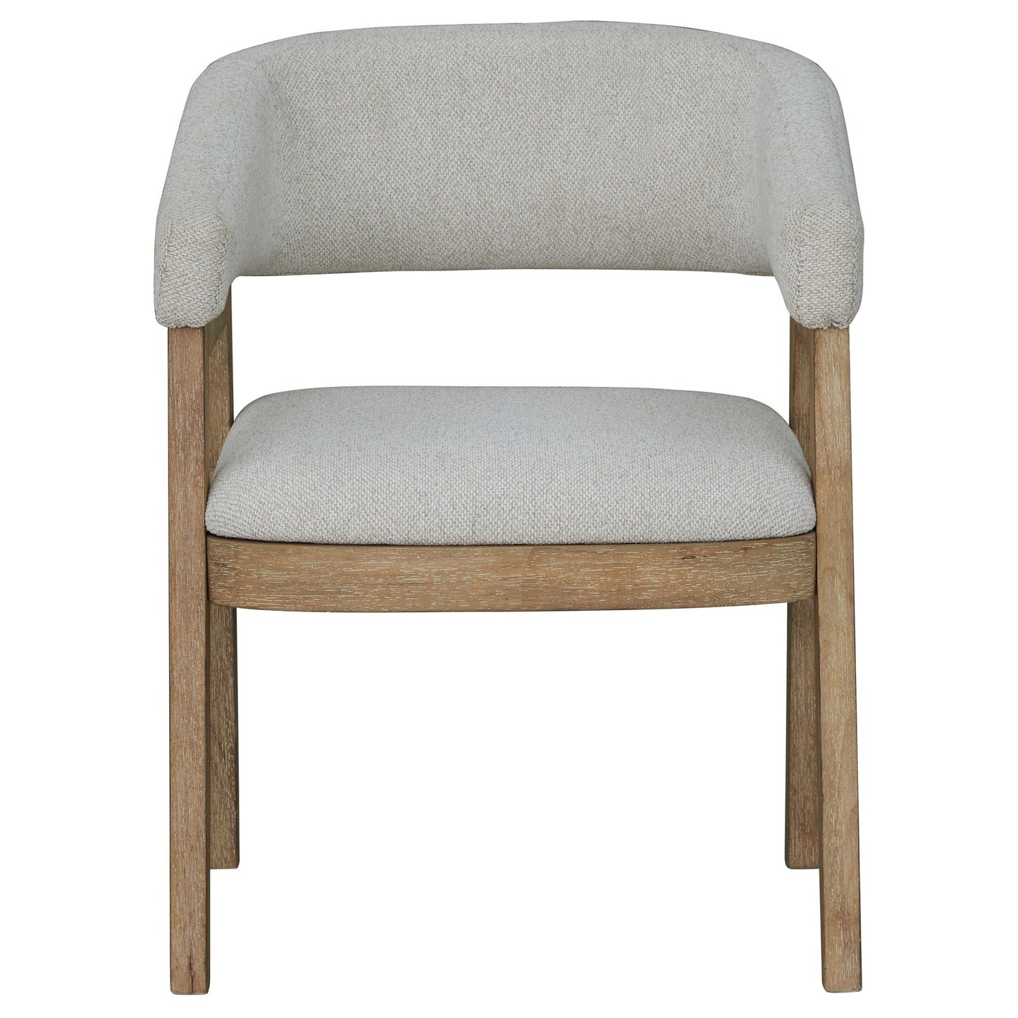 Escape - Barrel Dining Chair (Set of 2) - Glazed Natural Oak Mirage Mist