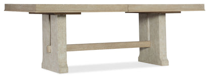 Cascade - Rectangle Dining Table With 1-22" Leaf - Gray