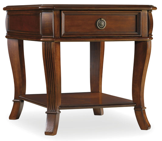 Brookhaven - End Table - Dark Brown