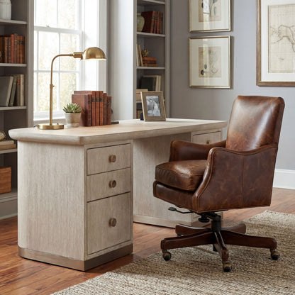 EC - Barker Executive Swivel Tilt Chair - Dark Brown
