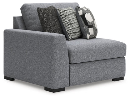 Bealton - LAF Corner Chair - Salt And Pepper