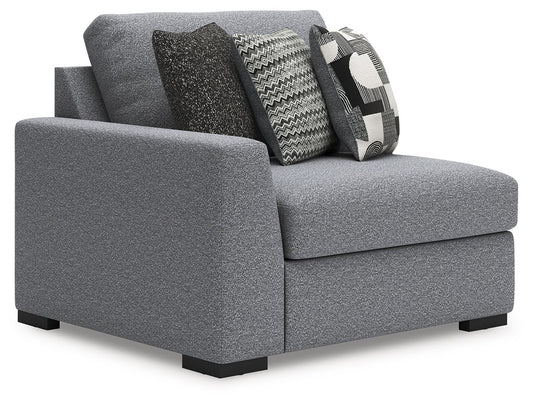 Bealton - LAF Corner Chair - Salt And Pepper