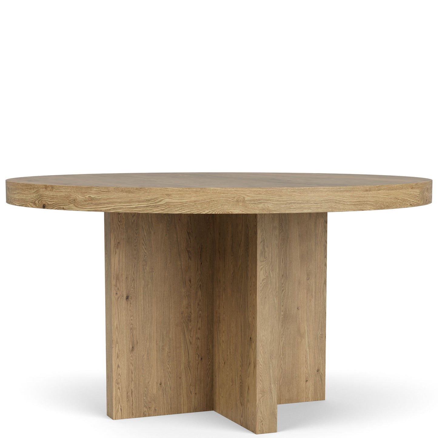 Davie - Round Dining Table - Brown