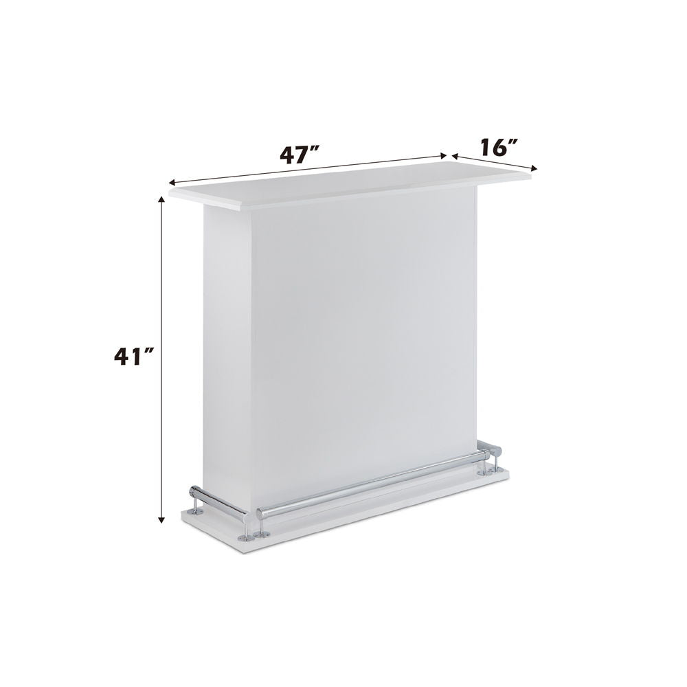 Kite - Bar Table - White High Gloss