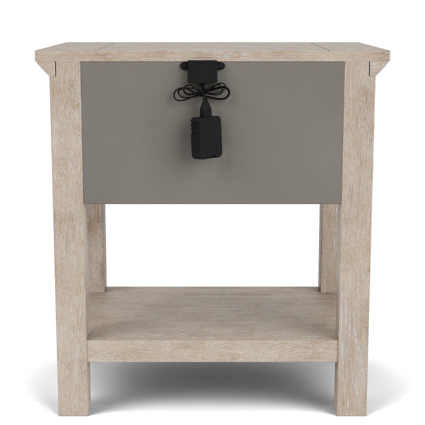 Bennett - One Drawer Nightstand - Frosted Gray