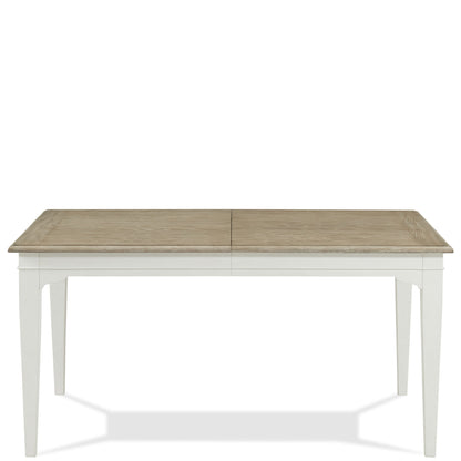 Myra - Rectangular Leg Dining Table - Natural / Paperwhite