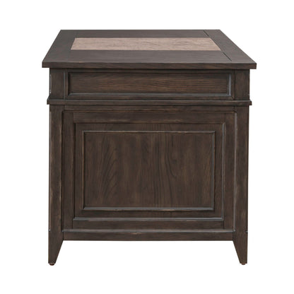 Paradise Valley - Executive Desk - Saddle Brown