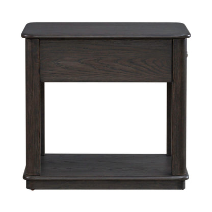 Wallace - End Table - Aged Oak