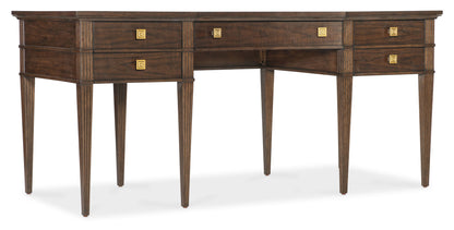 Home Office - Diplomat Writing Desk - Dark Brown