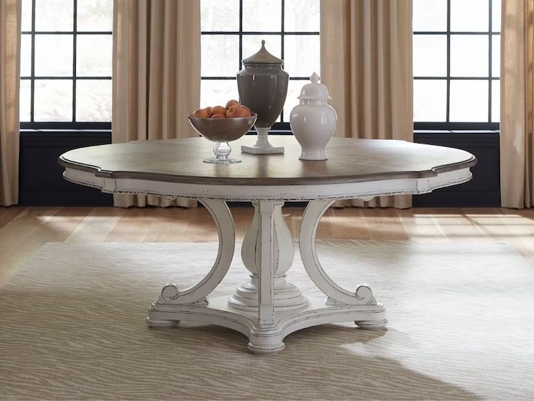 Magnolia Manor - Round Table - Antique White