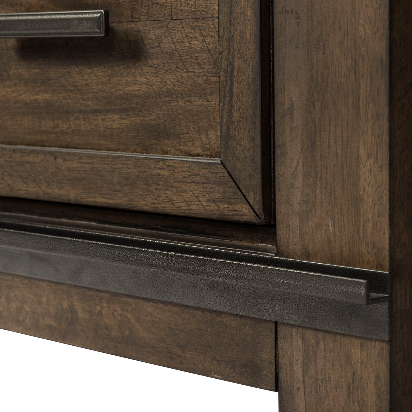 Thornwood Hills - Sliding Door Chest - Rock Beaten Brown