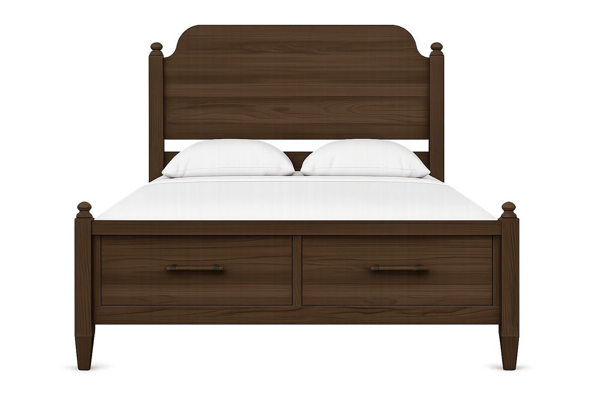 Pure Maple - Poster Storage Bed