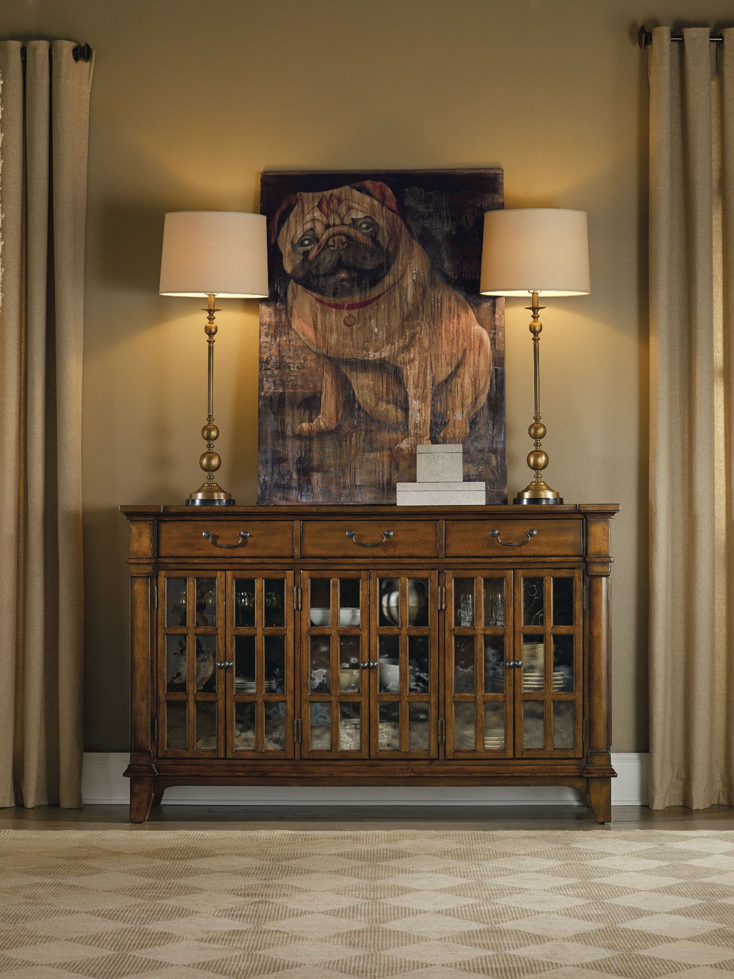 Tynecastle - Buffet - Dark Brown