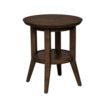 Ventura Blvd - 3 Piece Table Set (1 Cocktail Table 2 Round End Tables) - Bronze Spice