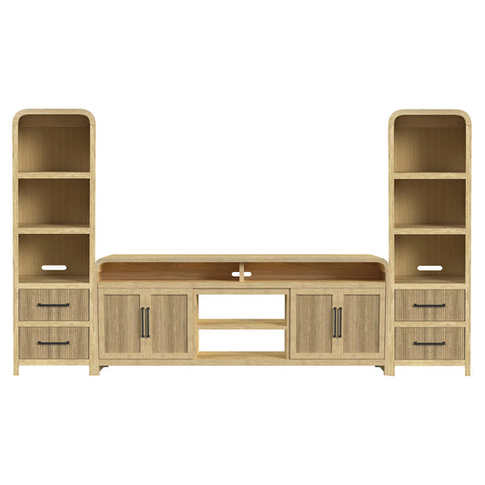 Ridgemont - 3 Piece Entertainment Unit With 82" TV Console