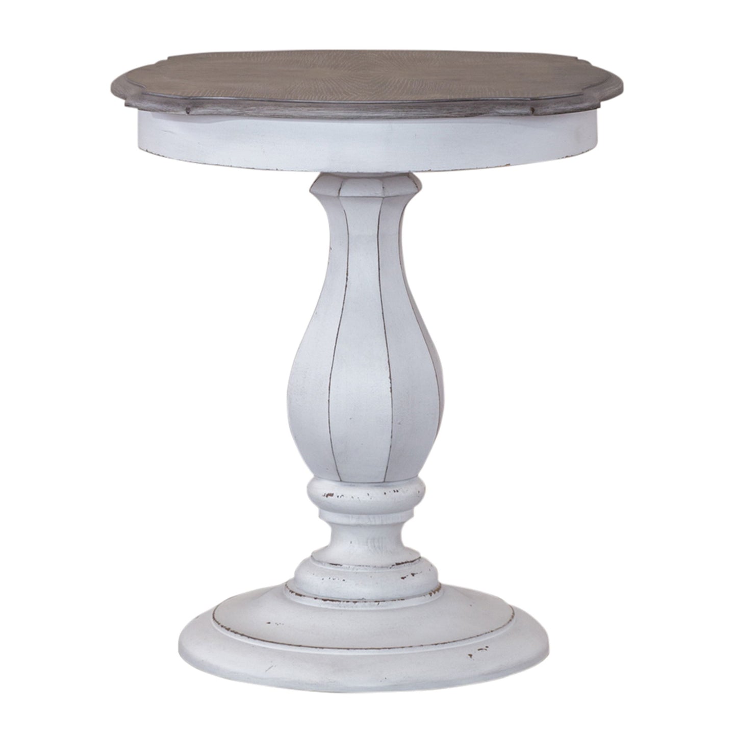 Magnolia Manor - Round Accent Table - Antique White