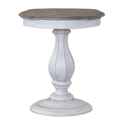 Magnolia Manor - Round Accent Table - Antique White