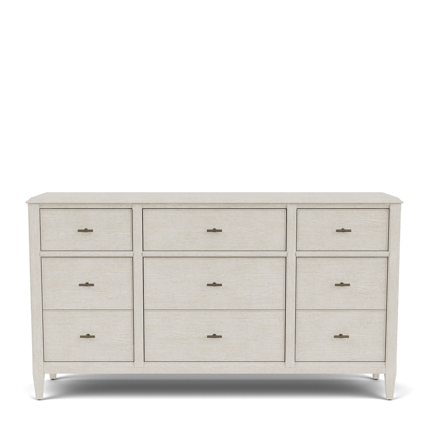 Carmella - Nine Drawer Dresser - Pebble Oak