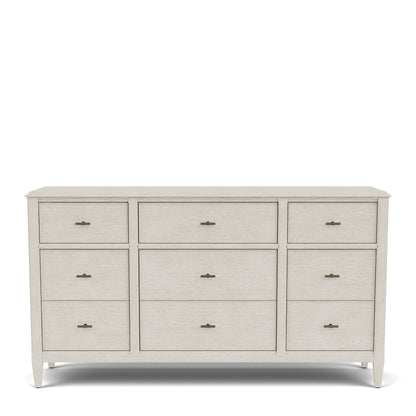 Carmella - Nine Drawer Dresser - Pebble Oak