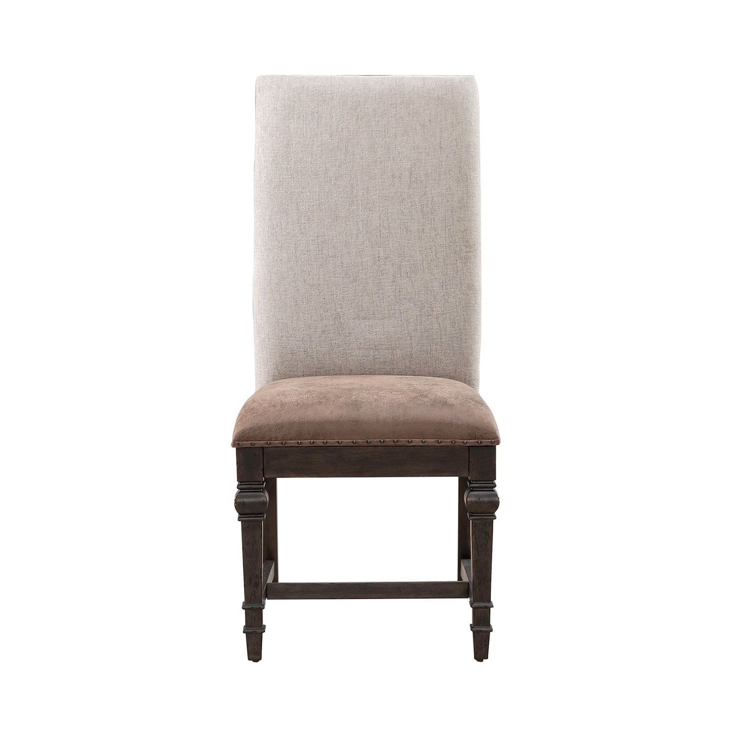 Paradise Valley - Upholstered Side Chair - Saddle Brown