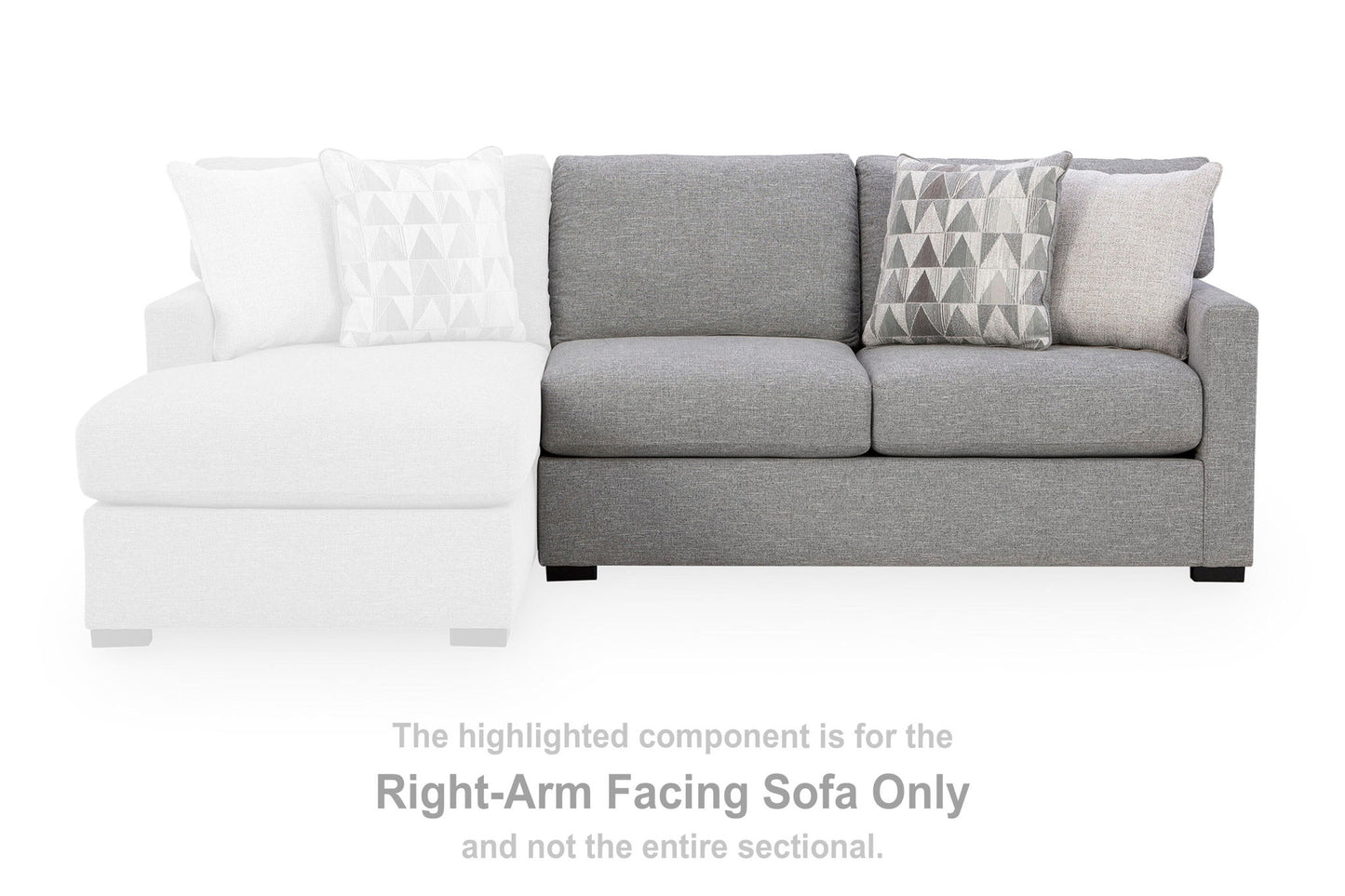 UrbanCrest - RAF Sofa - Pewter
