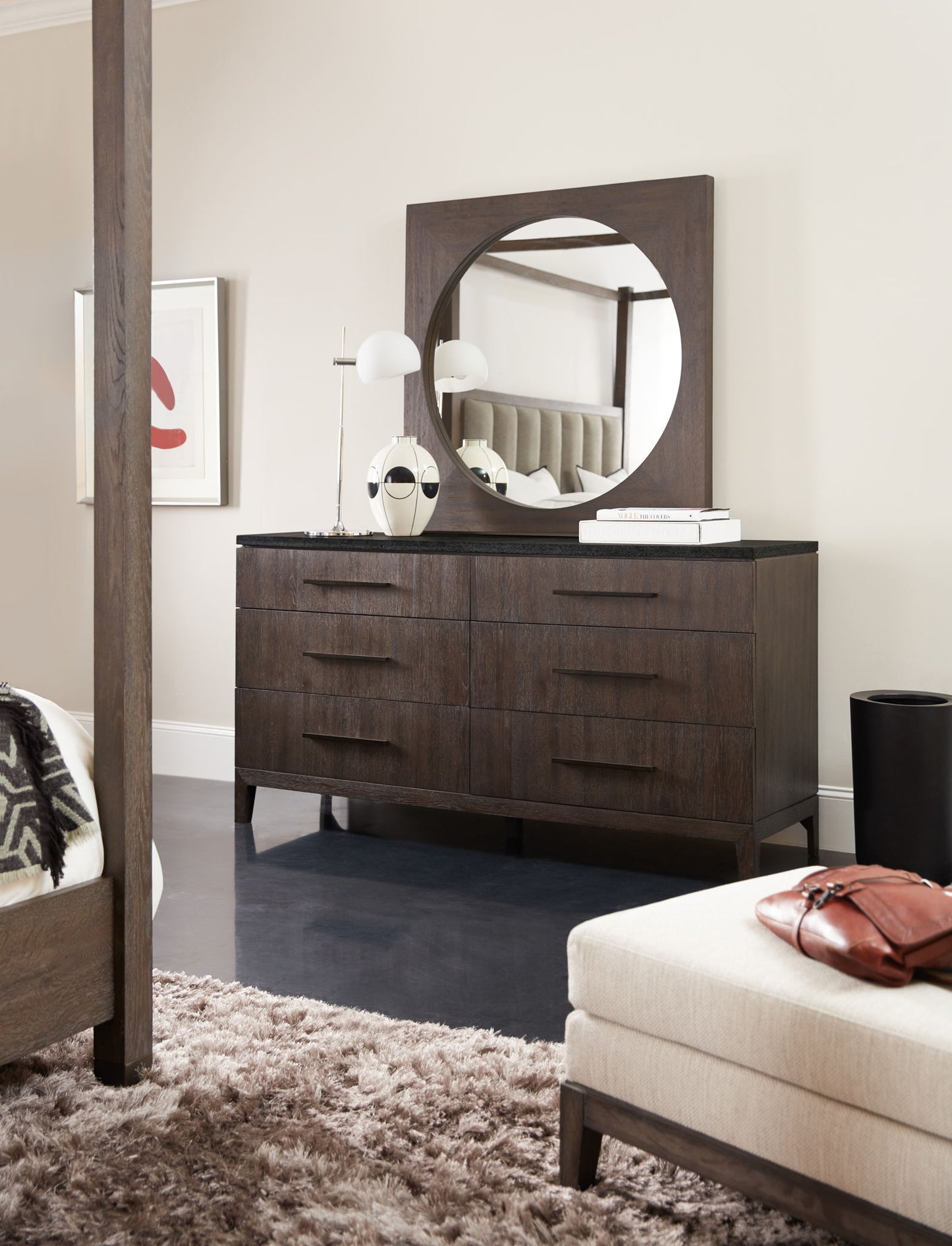 Miramar Aventura - Raphael 6-Drawer Dresser - Dark Gray