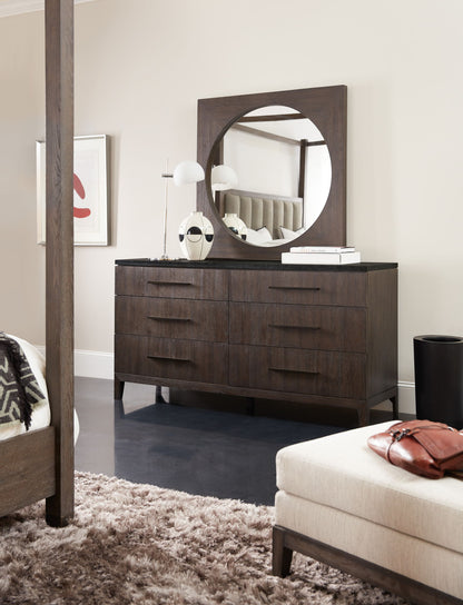 Miramar Aventura - Raphael 6-Drawer Dresser - Dark Gray