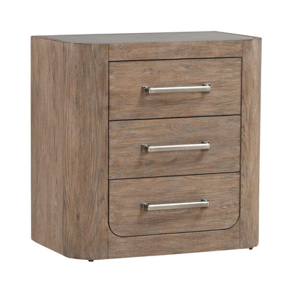 South Bend - Nightstand With Charging Station - Burnished Clay