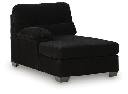 SimpleJoy - LAF Corner Chaise - Onyx