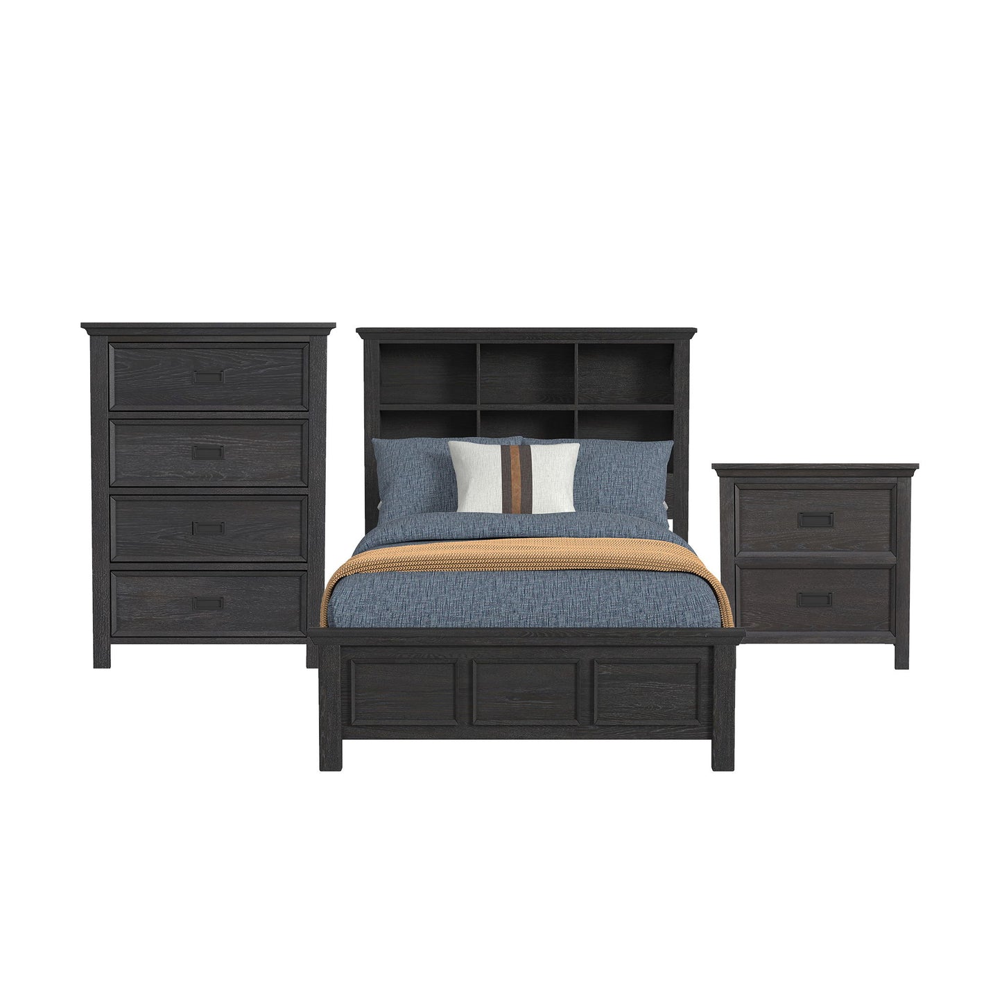 Hampton Kids - Bookcase Bedroom Set