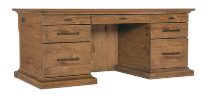 Big Sky - Executive Desk - Light Brown
