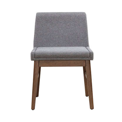 Space Savers - Upholstered Side Chair - Walnut