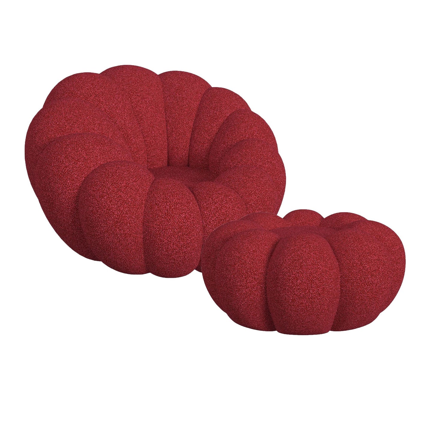 Bubble - Swivel Chair And Ottoman