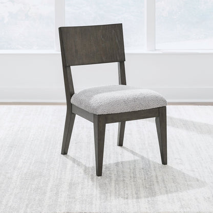 Cascade Falls - Panel Back Side Chair - Satin Espresso