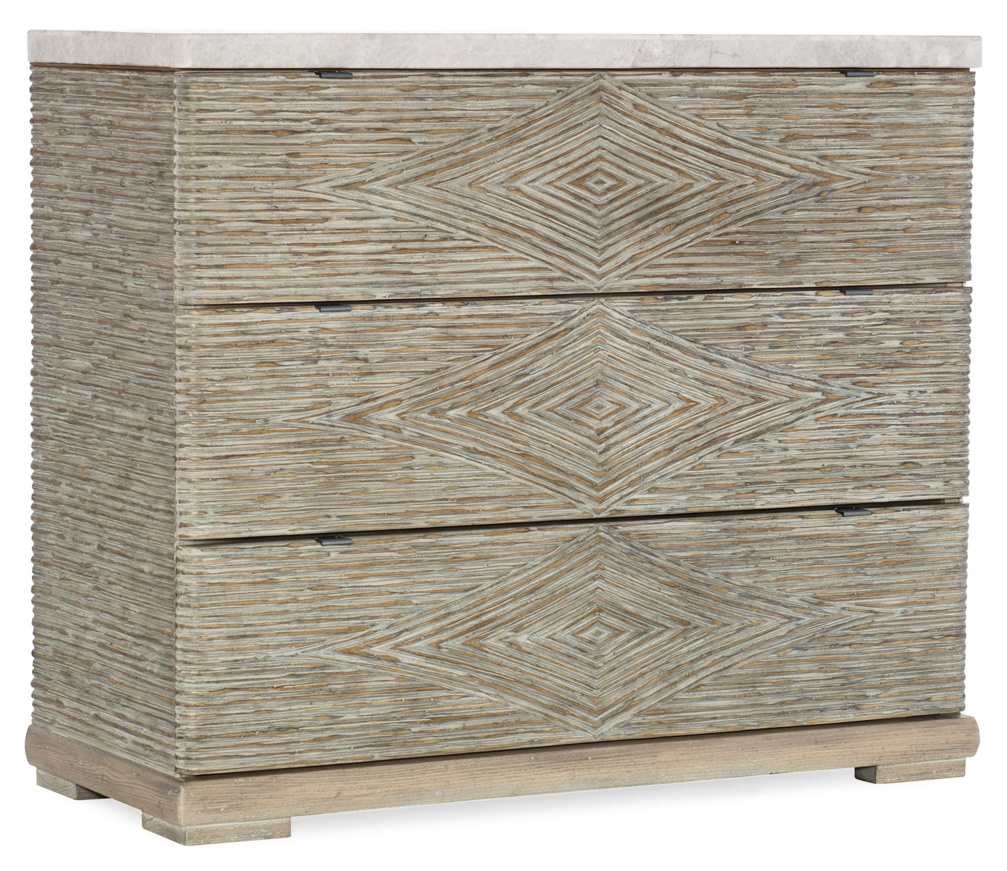 Amani - Three-Drawer Accent Chest - Gray