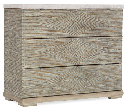 Amani - Three-Drawer Accent Chest - Gray