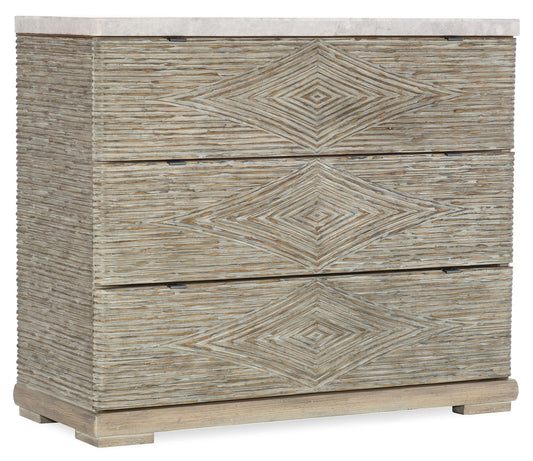 Amani - Three-Drawer Accent Chest - Gray